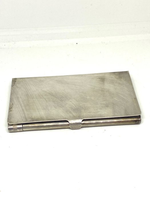雕刻, Porta sigarette vintage in argento 925 peso 70 g - 5.5 cm - .925 銀