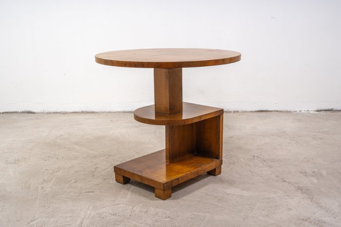 Functionalism - Table - Sectional Center Table - Caucasian Walnut