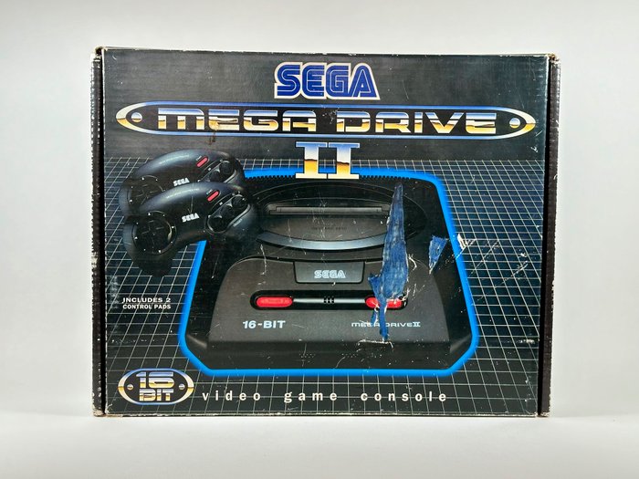 Sega - rare and unique complete Sega Mega Drive 2 Unique Serial Number. 1990 Boxed original - Mega Drive 2 - Videospilkonsol (1) - I original æske