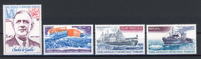 TAAF 1978/1990 – Luchtpost – De volledige 12 jaar postzegels – Citaat: € 318,90 – Yvert PA 51/114