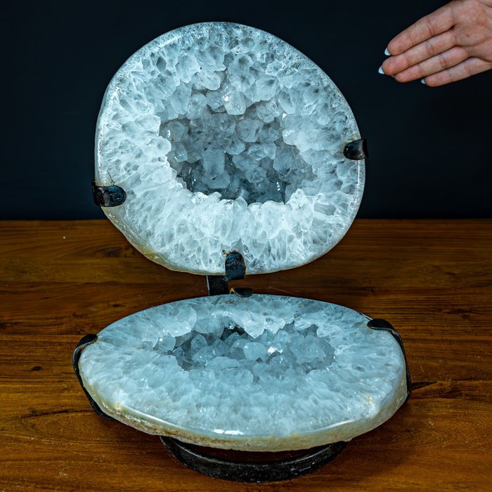 AAA+++ Cut Geode - "Jewelry First Choice Quartz" Geode on Stand- 8369.54 g