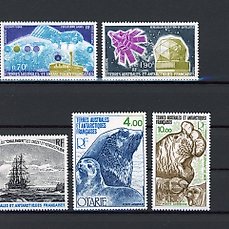 TAAF 1978/1990 – Luchtpost – De volledige 12 jaar postzegels – Citaat: € 318,90 – Yvert PA 51/114