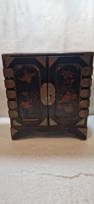珠寶箱 - 日本首飾盒 - 木, 黃銅