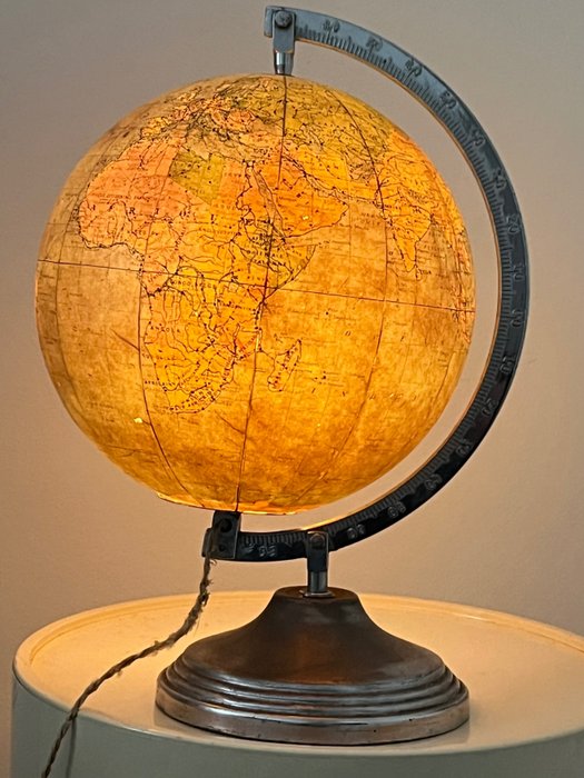 Francia, Globo terráqueo - Mundo; V. Vindrinet Editeur - Globe Terrestre - 1921-1950