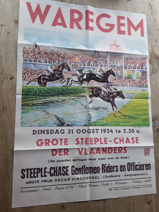 Creatie Vermeersch - Grote Steeple - Chase Der Vlaanderen Dinsdag 31 Oogst  1954  Waregem
