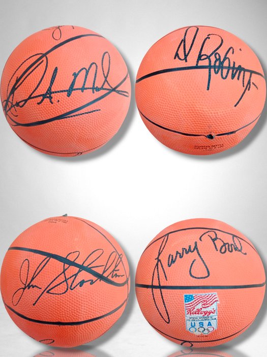 usa "Dream Team " Basketball - Olympische Spelen van Barcelona - Larry bird & Stockton & Karl Malone & Robinson - 1992 - Basketbal