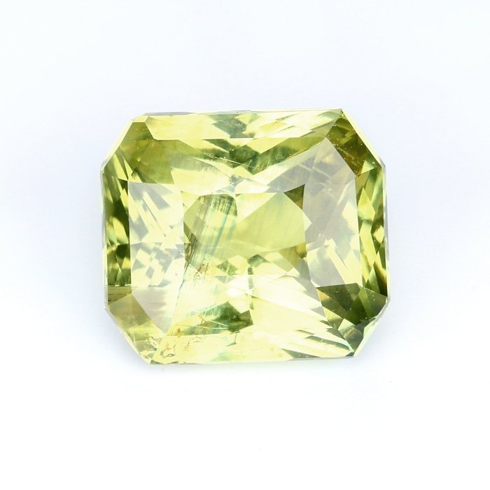 1 pcs Greenish Yellow Sapphire - 3.53 ct