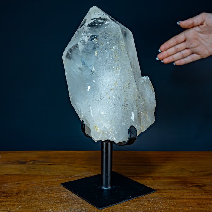 First Quality Natural AAA++ Clear Quartz Scepter, Brazil on Stand- 4855.26 g