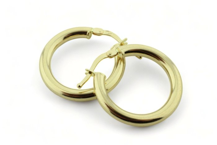 No Reserve Price Hoop earrings - Yellow gold 