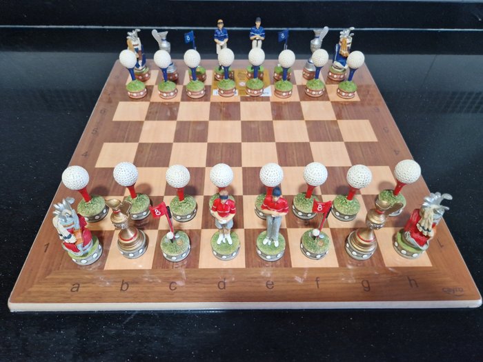 Veronese - Chess set - Ajedrez de Golf de Lujo - Quality wood and resin