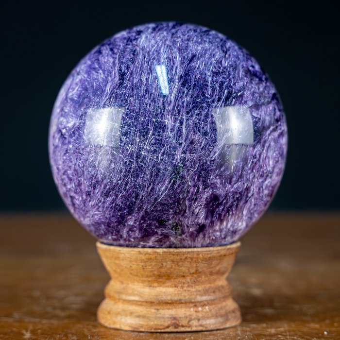 Extremely Natural Charoite Sphere 2507.75 ct- 501.55 g