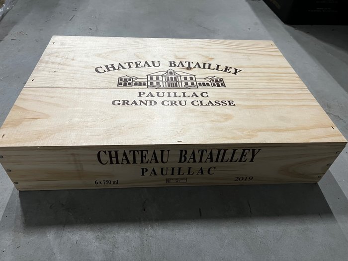 2019 Chateau Batailley - Pauillac Grand Cru Classé - 6 Pullot (0.7 L)