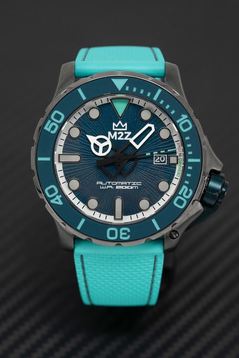 M2Z - χωρίς τιμή ασφαλείας - Άνδρες - Diver 200 Teal 200-011 "NO RESERVE PRICE"