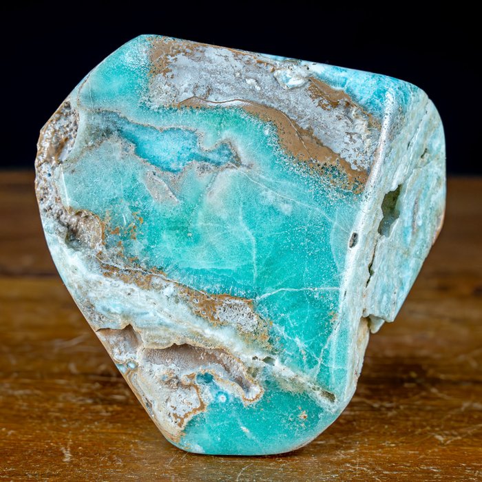 非常罕見的天然藍色霰石自由形態， 來自巴基斯坦- 845.71 g