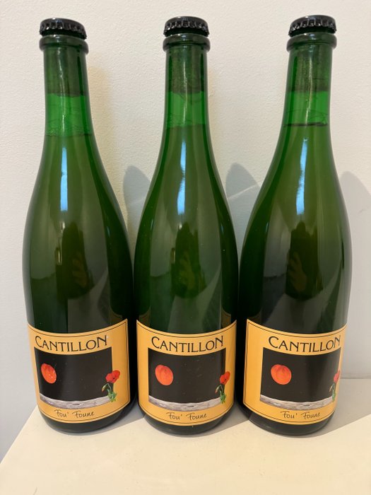 Cantillon - Fou'Foune - 75 cl - 3 flaschen