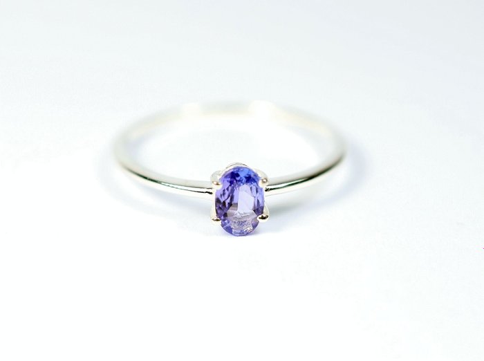 Tanzanite Ring / faceted / new- 1.02 g - (1)