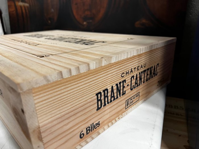 2017 Chateau Brane-Cantenac - Margaux 2ème Grand Cru Classé - 6 Garrafas (0,75 L)