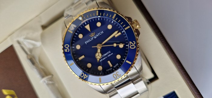 Philip Watch - Caribe Diving horloge - Automatisch -  R8223597031 - Nieuw - Miehet - 2011-nykypäivä