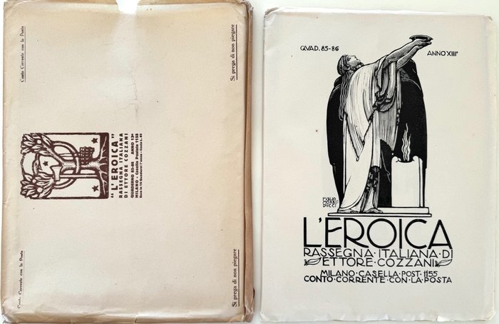 Ettore Cozzani - 1 issues of "L'Eroica" n. 85-86 anno 1924 - 1924