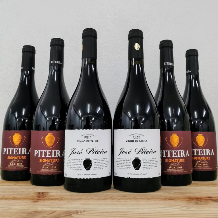 2018 Amareleza Vinhos, José Piteira Vinho de Talha & 2019 Piteira Signature - Alentejo DOC - 6 Bottles (0.75L)