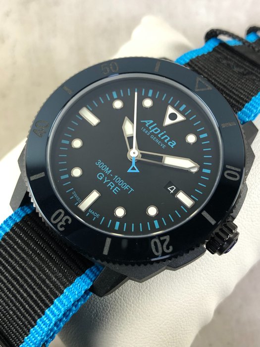 Alpina - Seastrong Diver Gyre Automatic Limited Edition - AL-525LBN4VG6 - Heren - 2011-heden