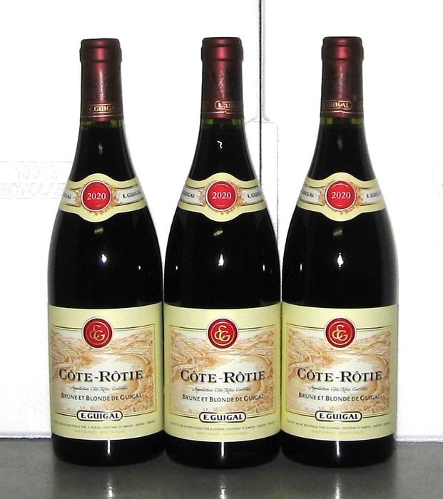 2020 Côte-Rôtie "Brune & Blonde" - Domaine E. Guigal - Rhône - 3 Flessen (0.75 liter)