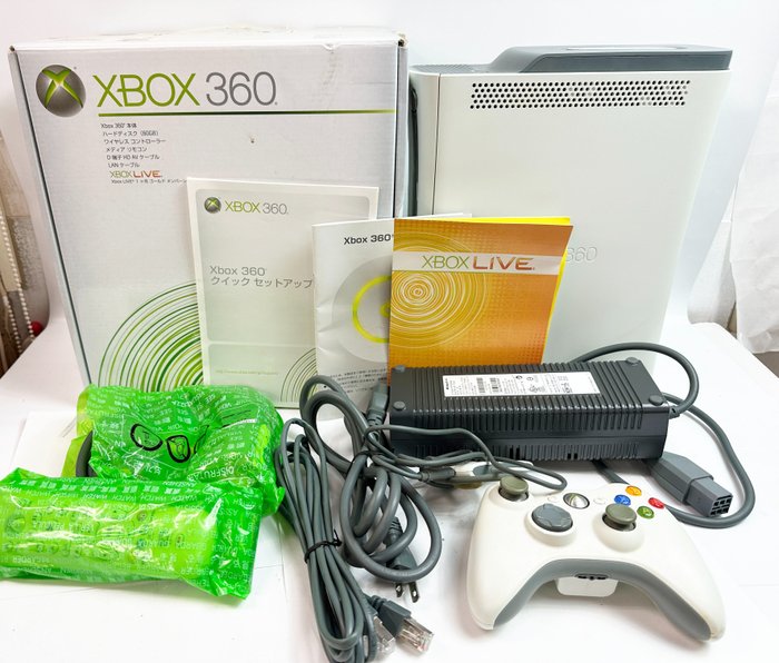 Microsoft - Microsoft Xbox 360 Fat MODEL 60GB WHITE JAPANESE - Xbox 360 FAT 60GB - 电子游戏机 - 带原装盒