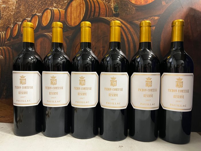 2017 Pichon Comtesse Réserve, 2nd wine of Chateau Pichon Comtesse de Lalande - Pauillac - 6 Flasker (0,75 L)