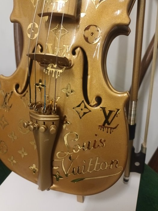 fppopart - Louis vuitton violon et archet epoxy full gold class line(1/4 48 cm)