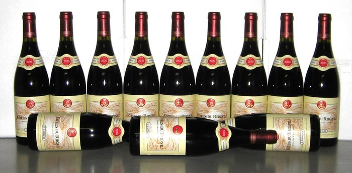 2020 Côtes-du-Rhône - E. Guigal - Rhone - 12 Flasker (0,75 L)