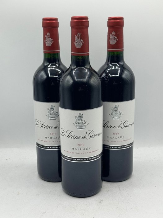 2019 La Sirene de Giscours Château Giscours - Margaux - 3 Bottles (0.75L)