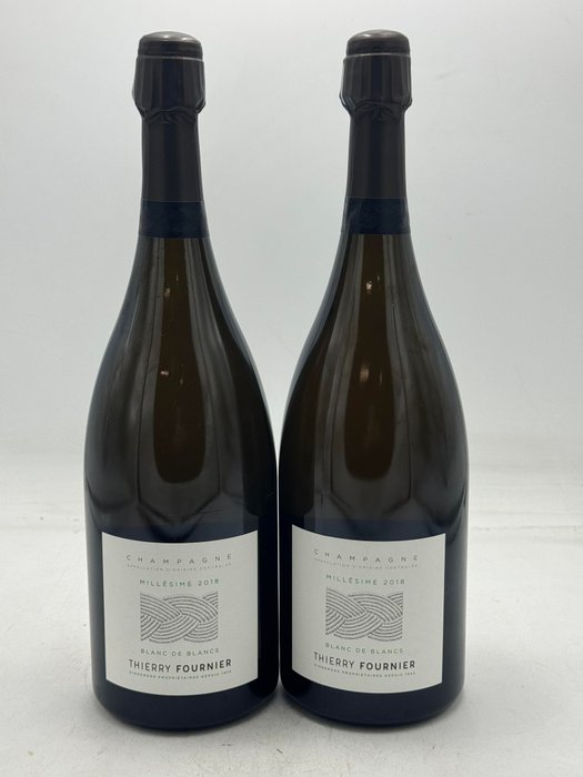 2018 Thierry Fournier Blanc de Blancs - 香檳 - 2 馬格南瓶(1.5公升)
