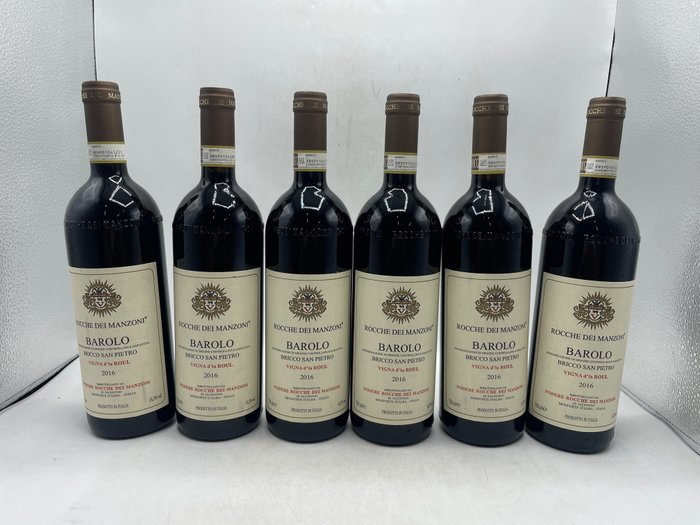 2016 Rocche dei Manzoni Bricco San Pietro 'Vigna d'la Roul' - 巴罗洛 DOCG - 6 Bottles (0.75L)
