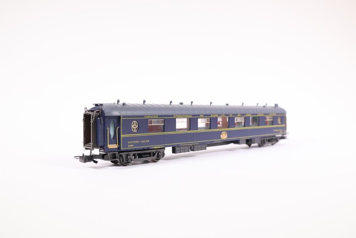 Rivarossi H0 - 3572 - 模型客運火車 (1) - 東方快車車廂“蔚藍海岸 - 4164” - CIWL