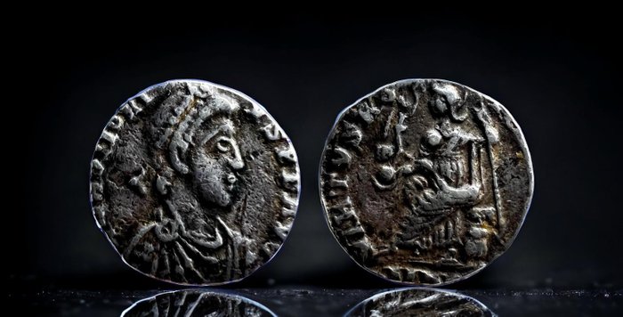 罗马帝国. 荷诺里 （ 393-423）. Siliqua