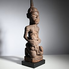 sculptuur – Phemba Kongo Woyo-moederschap – Congo