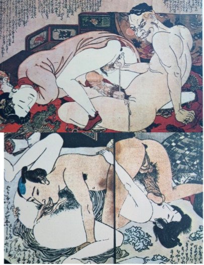 Hokusai - Utamaro - Kuniyoshi & Eisen - Monorubu - Special BOX (complete set) - 'Treasure of Secret Pictures' 浮世絵の世界 秘蔵版「秘画」鑑賞 - With Original Insert - 1992