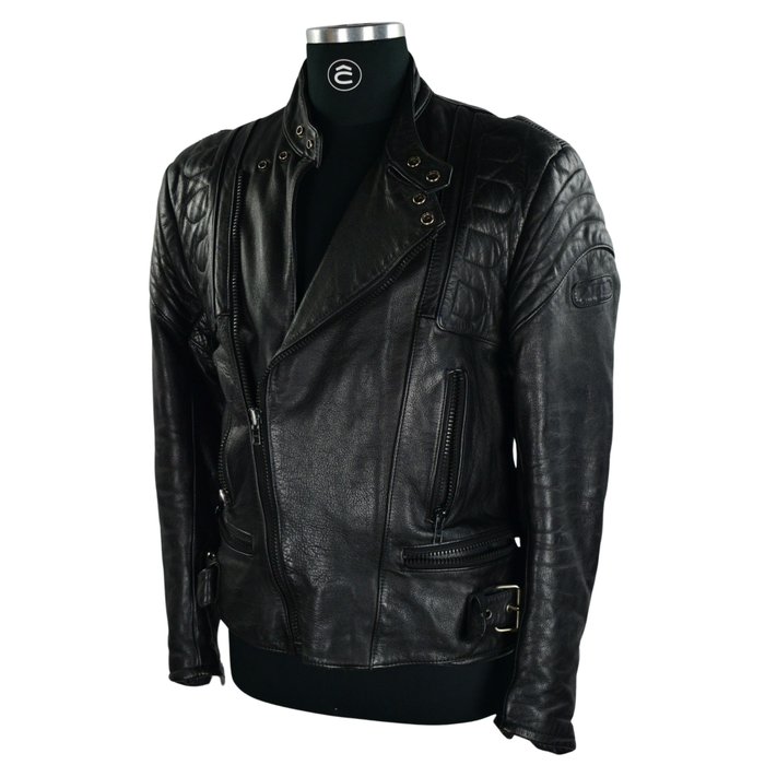 MQP Ramones Leather Motorcycle Jacket - Lederjacke