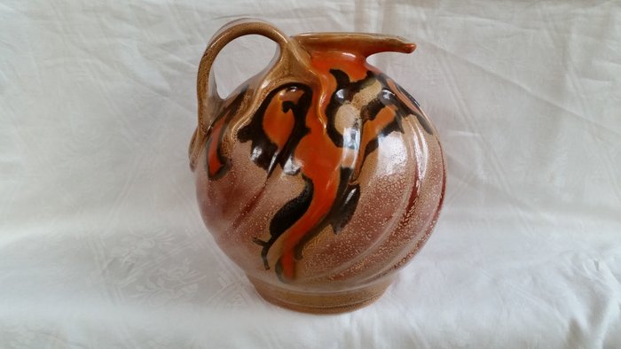 Plateelbakkerij Zuid-Holland Fons Decker- Amp Smit - 花瓶 -  型号“215”  - 陶瓷
