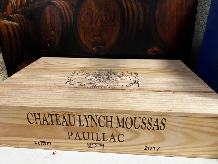 2017 Chateau Lynch Moussas - Pauillac 5ème Grand Cru Classé - 6 Flaschen (0,75 l)