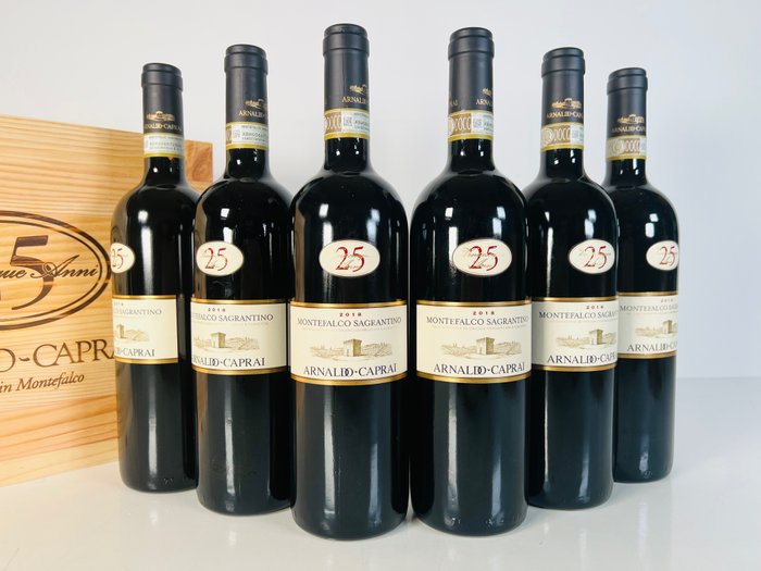 2018 Arnaldo Caprai - 25 Anni - Umbria - 6 Bottiglie (0,75 L)