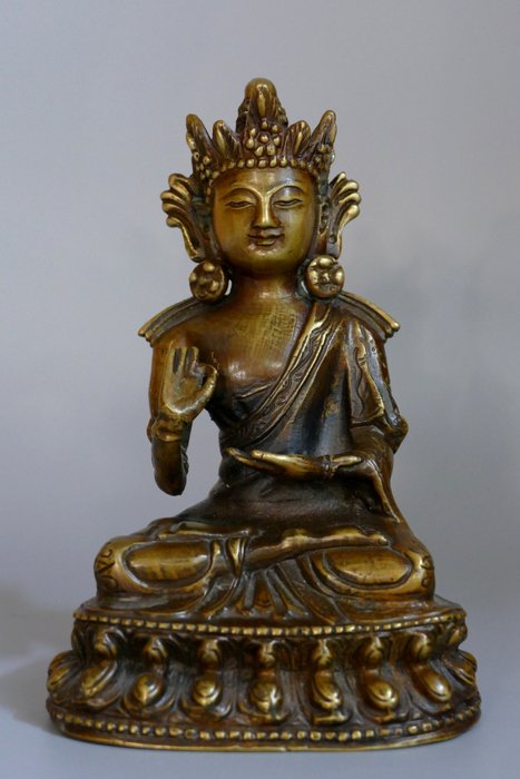 Buda Amitayus - Bronce - China - siglo 20