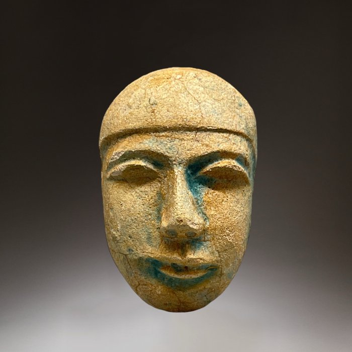 Replika starożytnego Egiptu Kamienna twarz faraona  (Bez ceny minimalnej
)