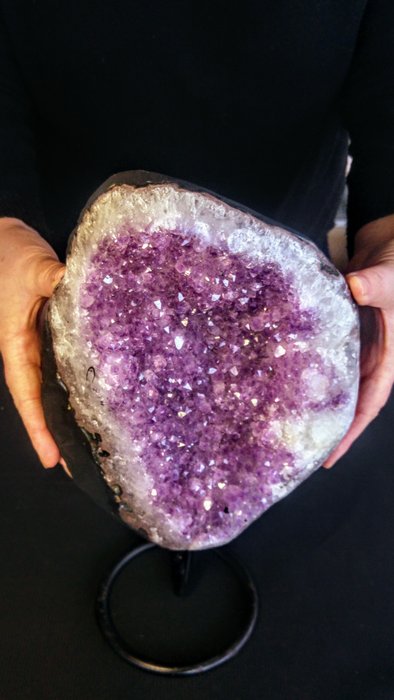 Amethyst - Nagy 3,6 kg - Crystals Druse - Cluster - Magasság: 34 cm - Szélesség: 19 cm- 3630 kg
