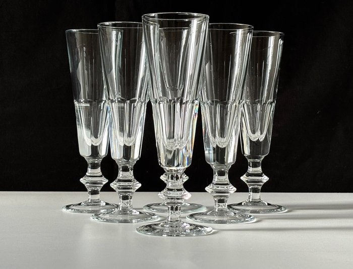 Baccarat - Champagneglass (6) - Caton - Krystall