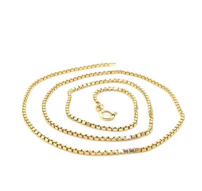 UnoAErre Collier - Unisex Venetian Necklace 50cm - Or jaune 