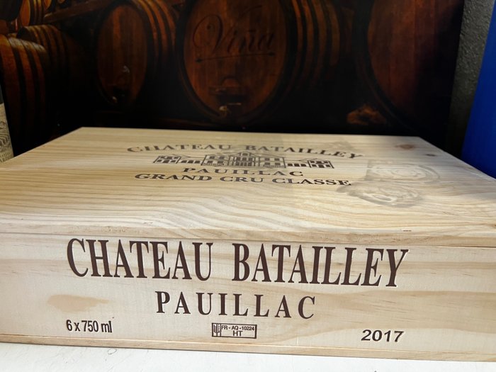 2017 Chateau Batailley - Pauillac Grand Cru Classé - 6 Botellas (0,75 L)