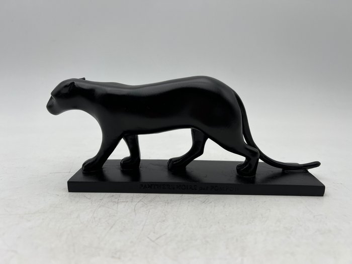 Parastone - D'après François Pompon - 雕塑, Panthère noire - 20 cm - 宝丽石