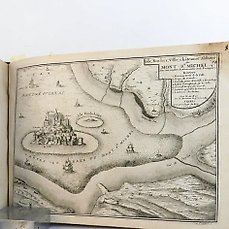 Nicolas de Fer – L’Atlas curieux [96 cartes, plans, vues… Mont-St-Michel; Pont du Gard; Vincennes…] – 1705-1717