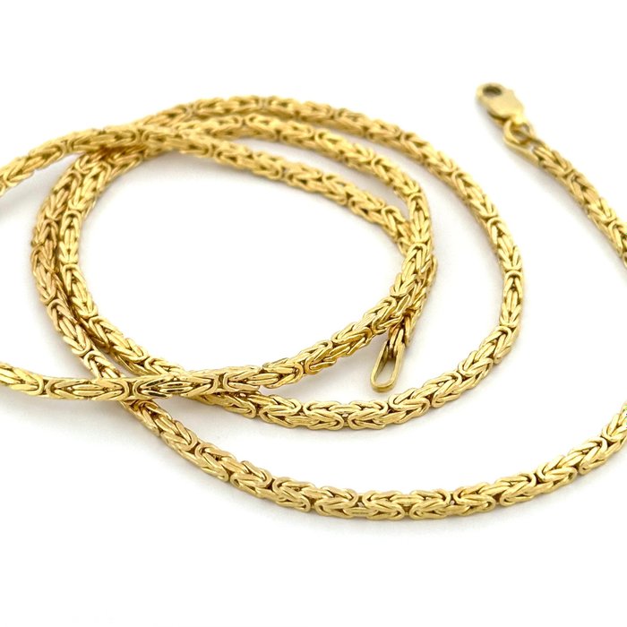 Bizantina - 13,2 gr - 60 cm - 18 Kt - Halsband - 18 kt Gult guld